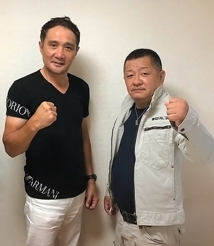 元ボクシング世界チャンピオン竹原慎二さんと